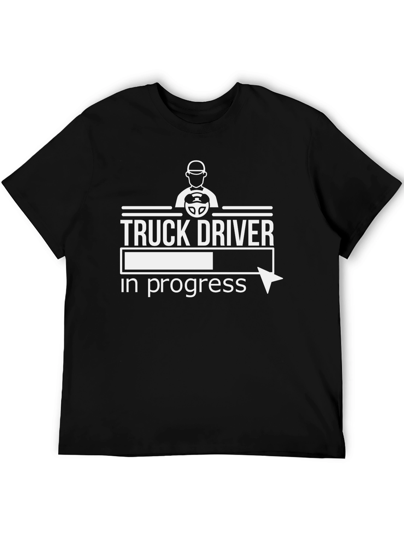 Truck Driver In Progress Funny T-Shirt