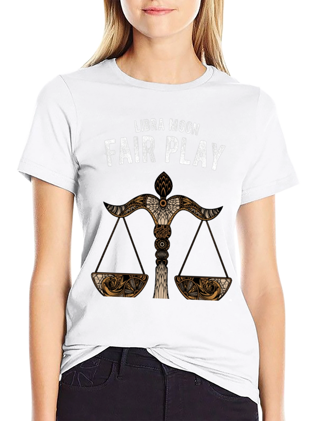 Libra Moon Fair Play Graphic Tee