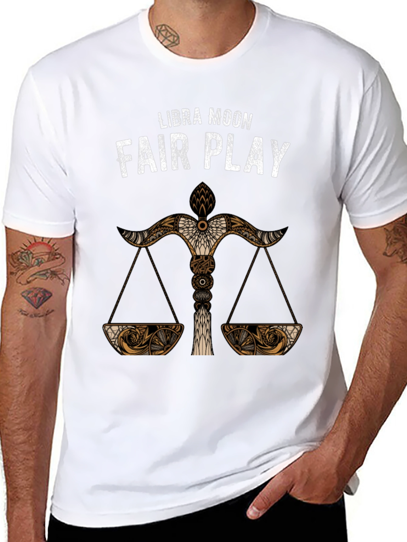 Libra Moon Fair Play Graphic Tee