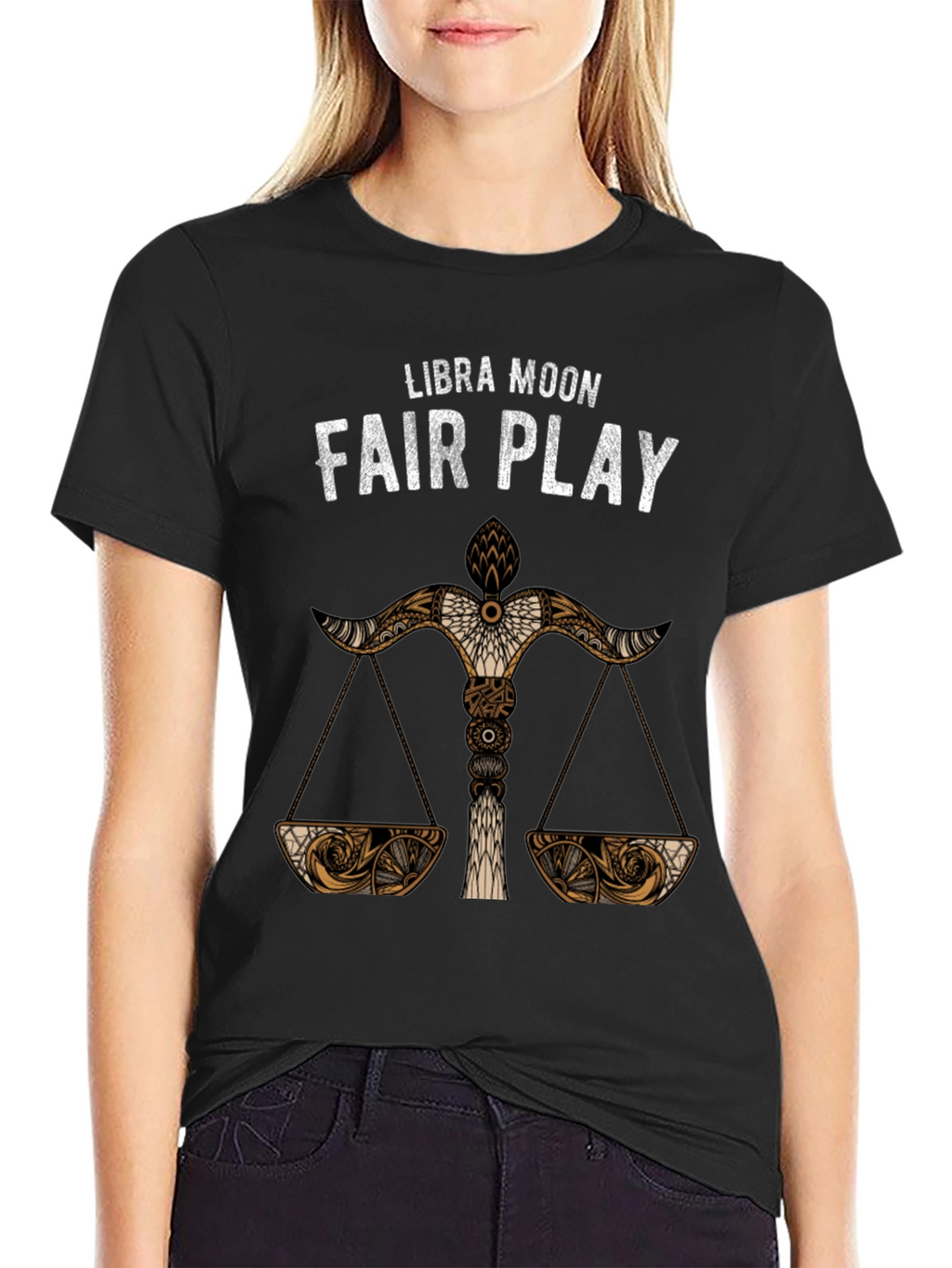 Libra Moon Fair Play Graphic Tee