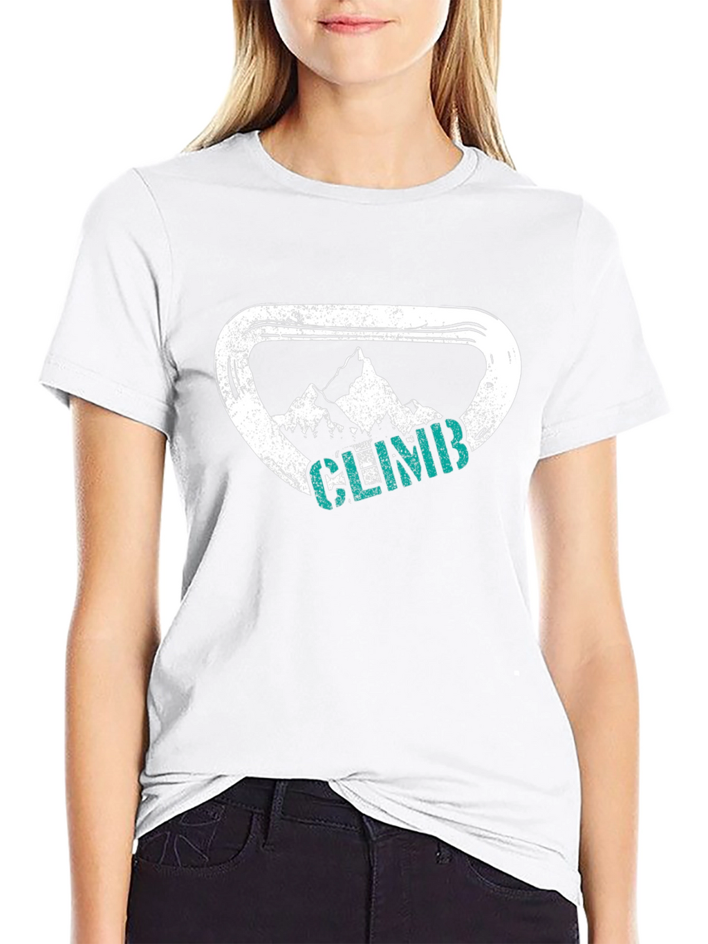 Climb Mountain T-Shirt - Rock Climbing Design