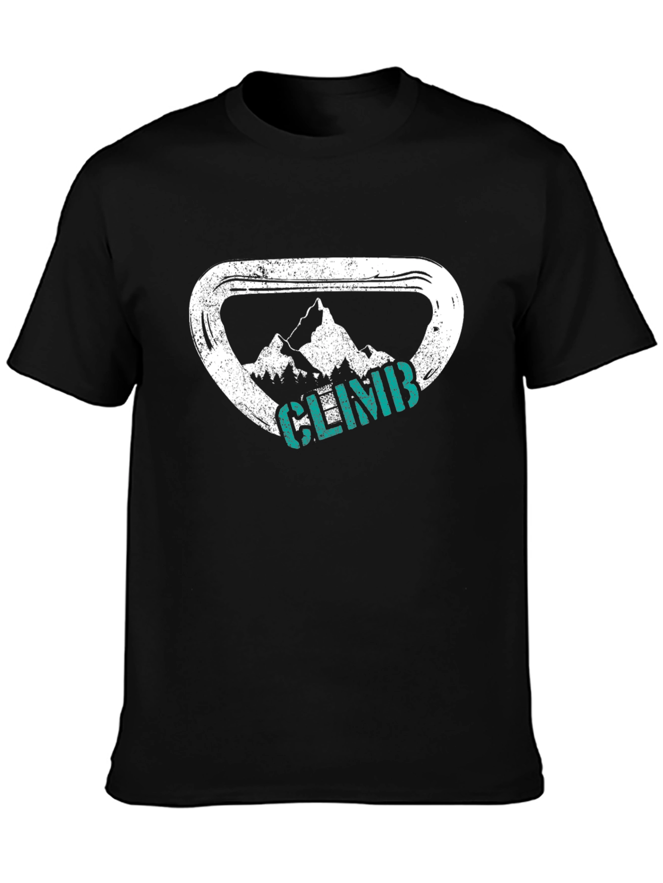 Climb Mountain T-Shirt - Rock Climbing Design