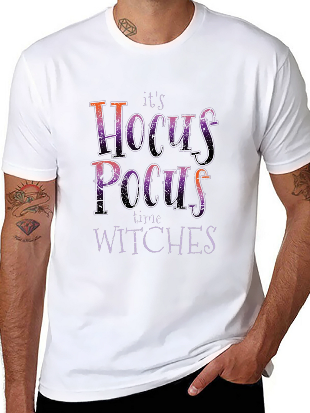 Its Hocus Pocus Time Witches Graphic Tee