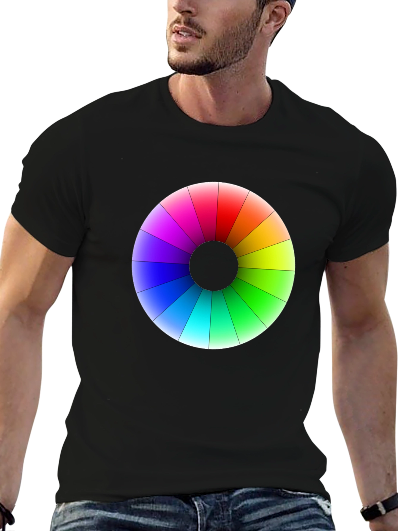 Colorful Wheel T-Shirt - Graphic Tee