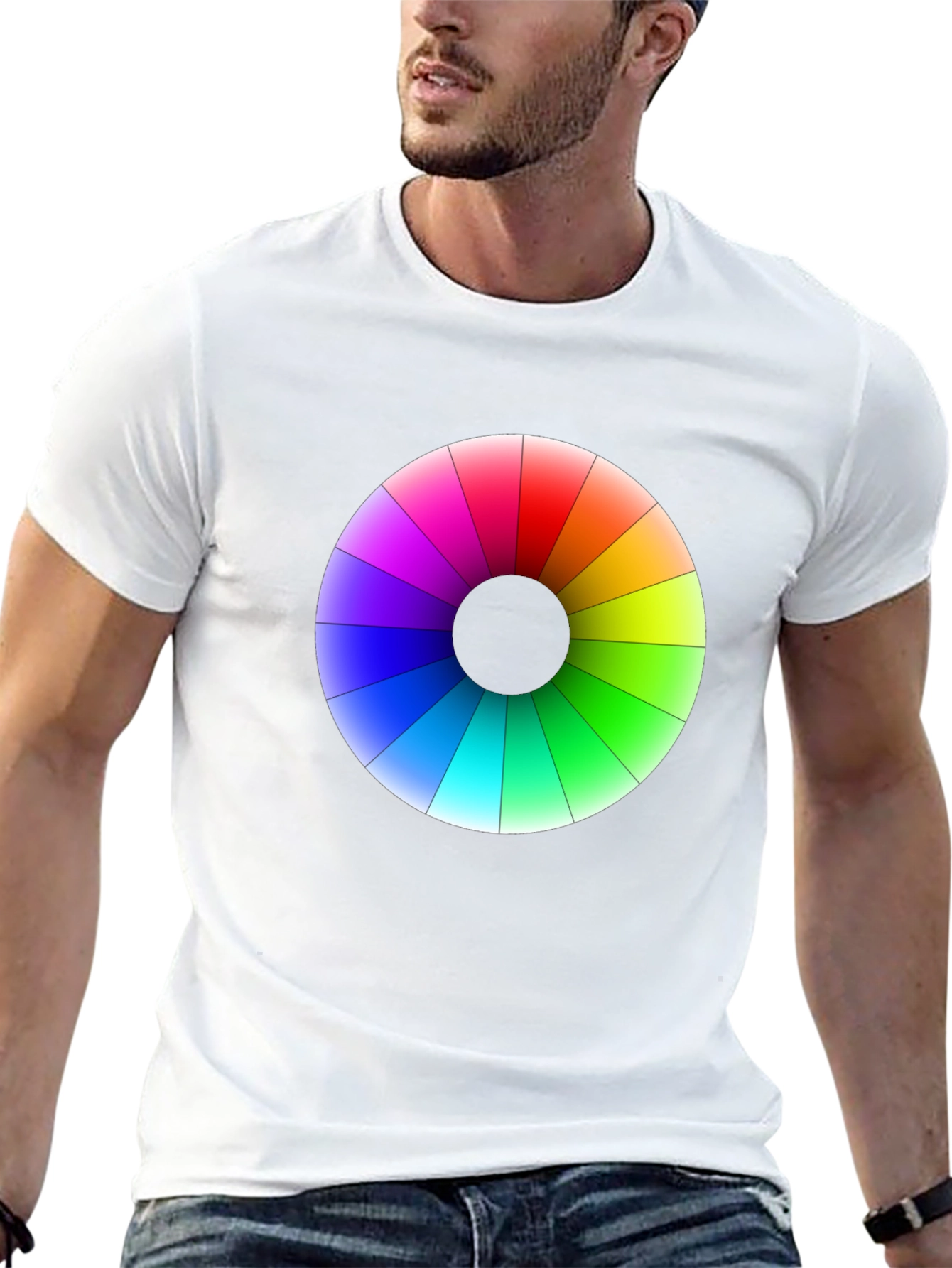 Colorful Wheel T-Shirt - Graphic Tee