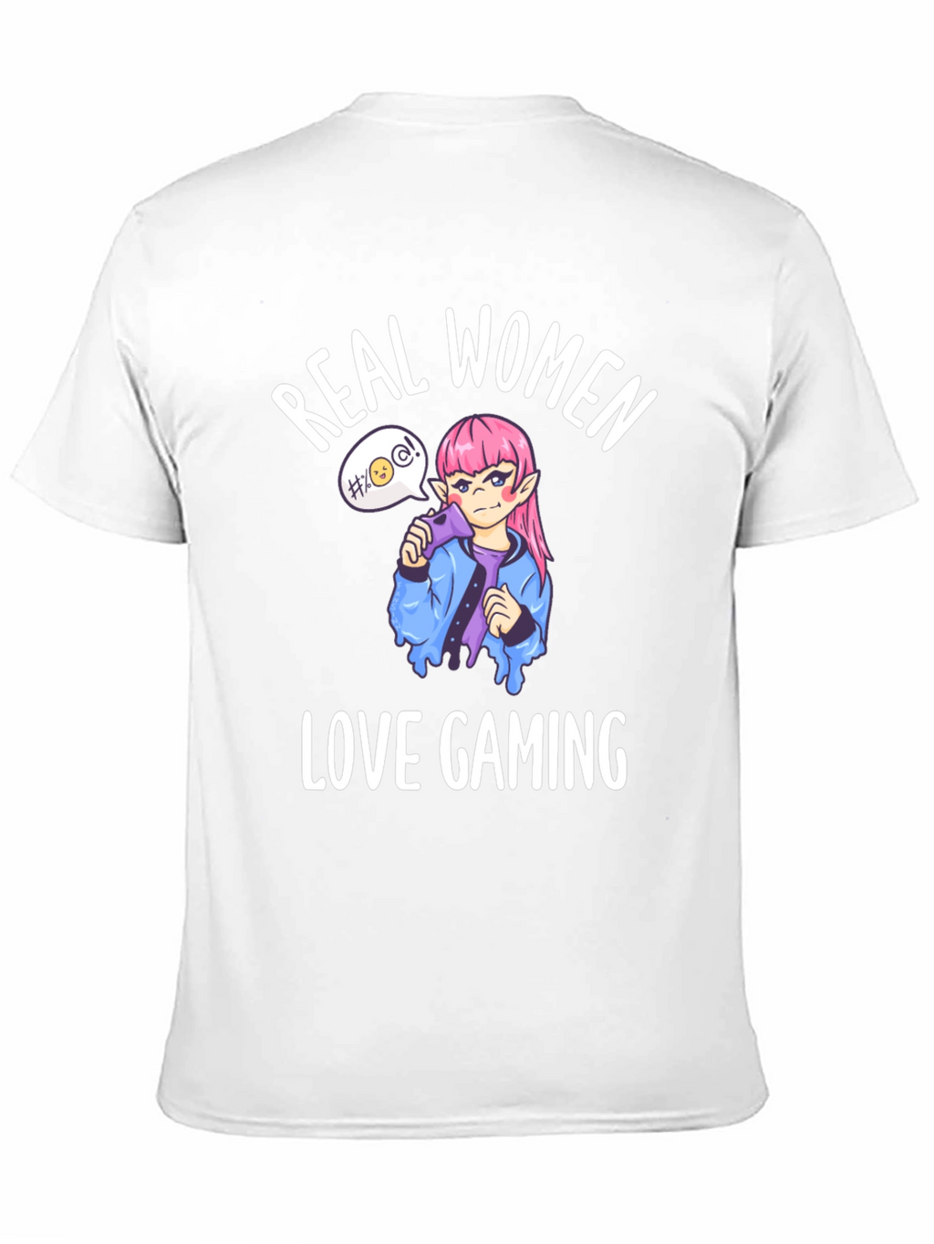 Real Women Love Gaming Black Graphic Tee