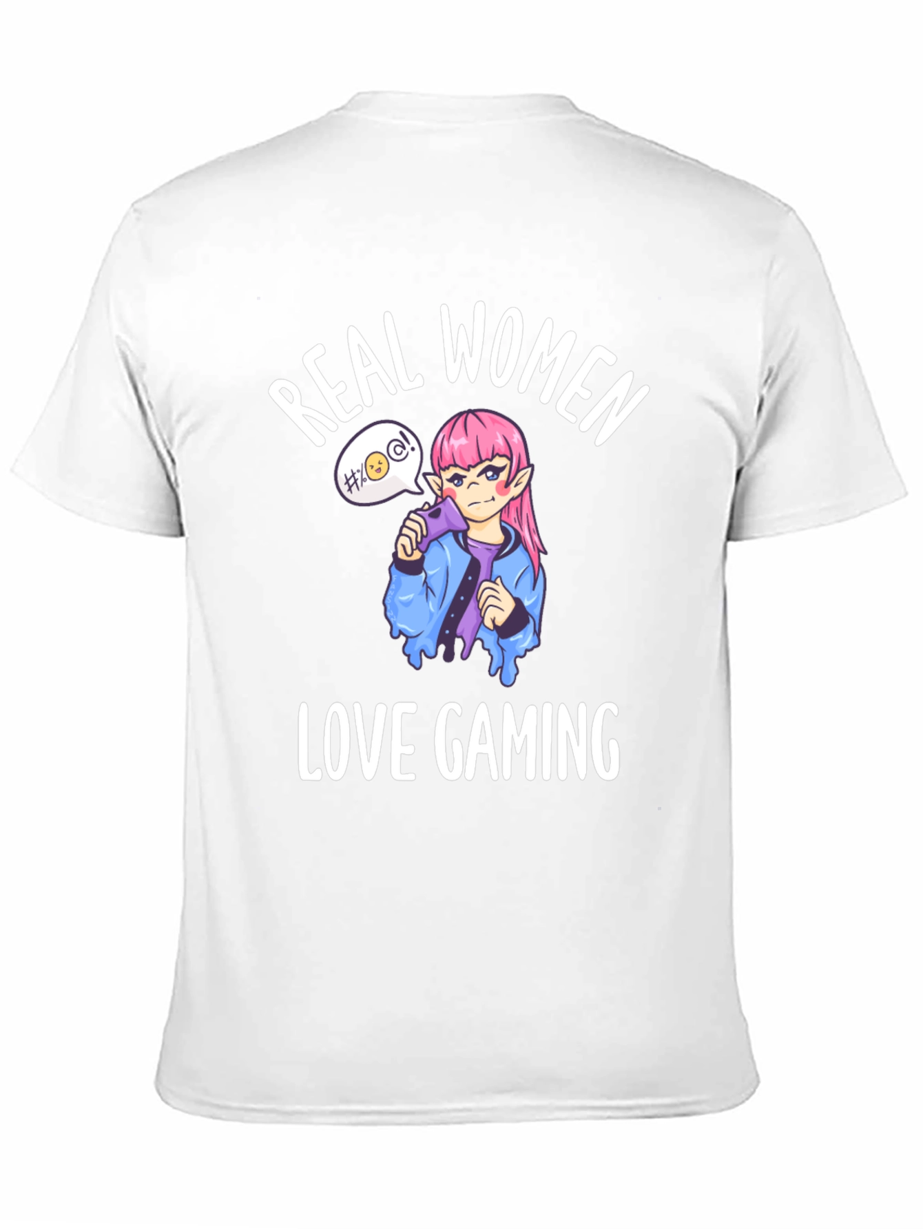 Real Women Love Gaming Black Graphic Tee