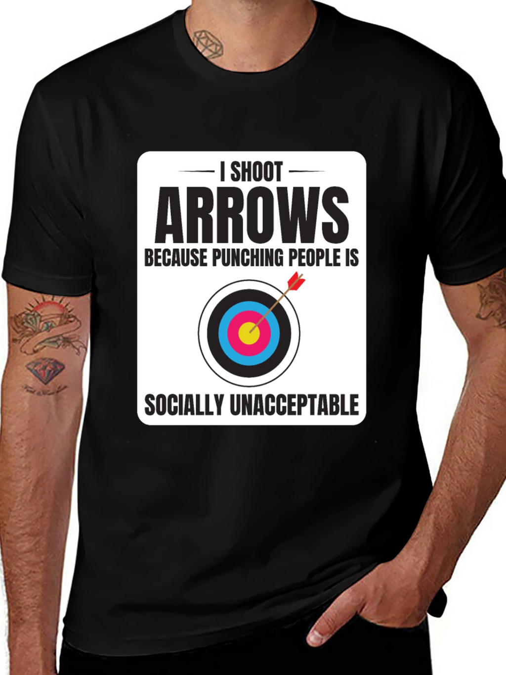 Archery Humor T-Shirt - I Shoot Arrows