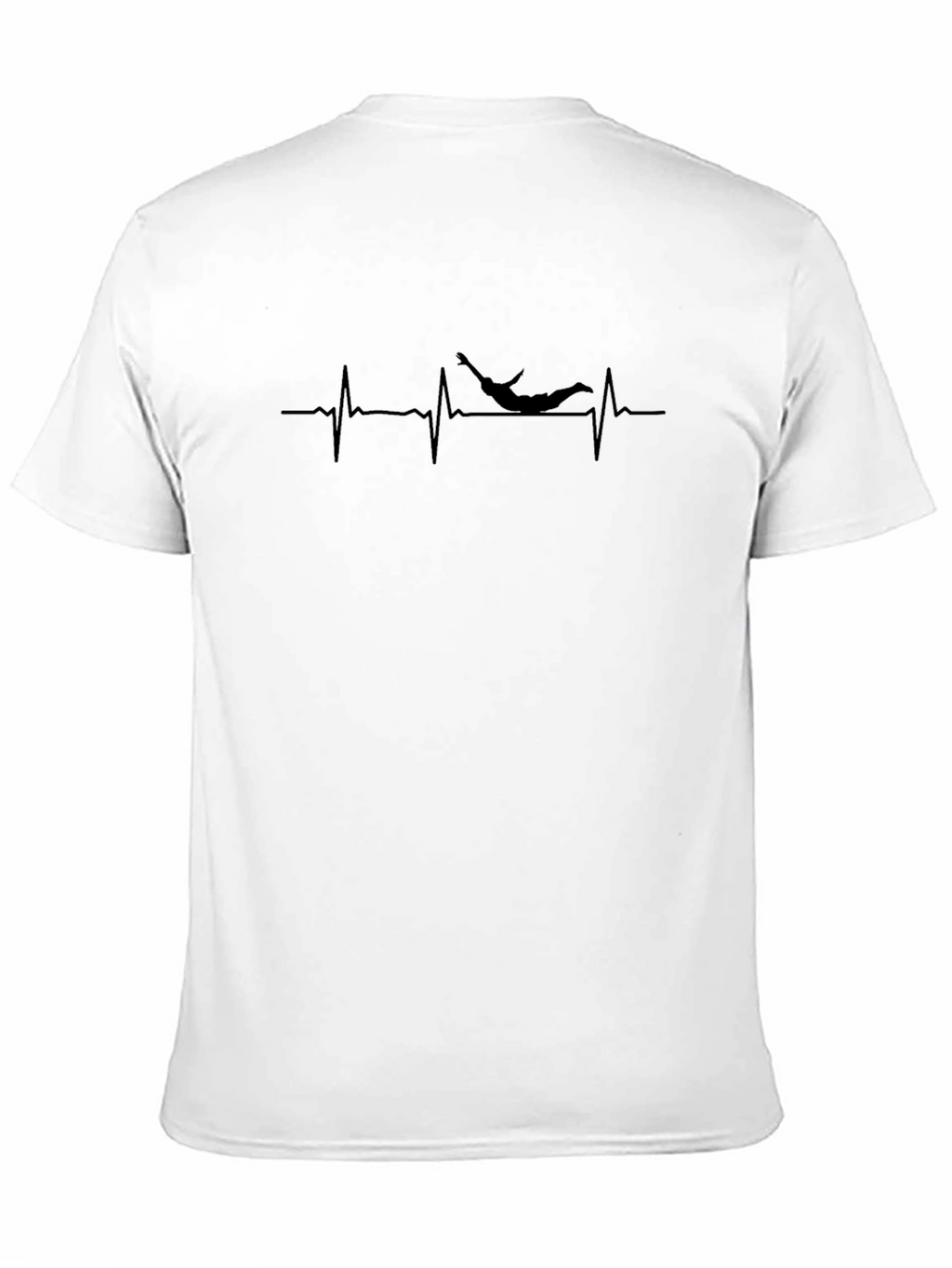 Skydiving Heartbeat T-Shirt - Thrill Seeker Tee