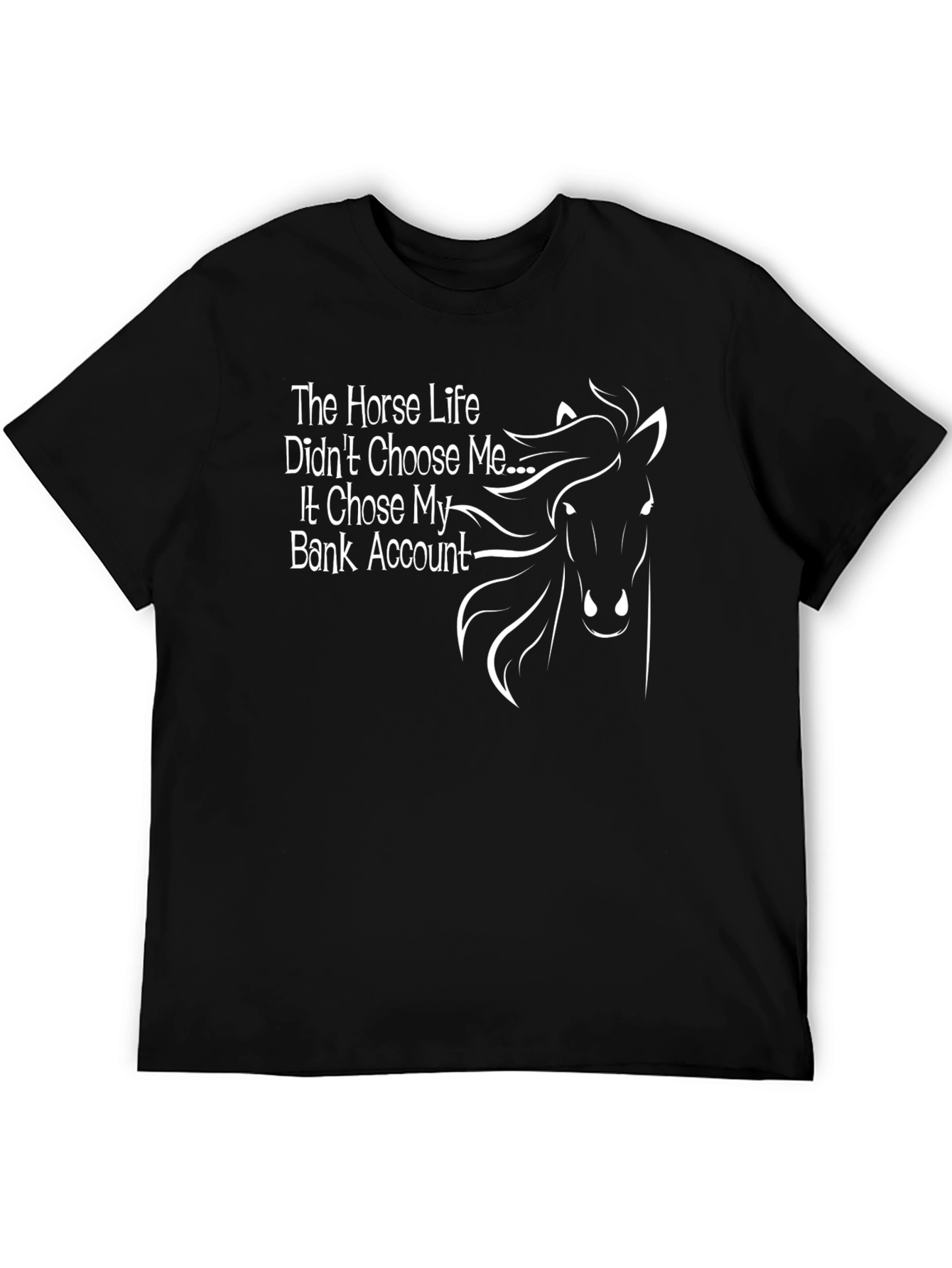 Horse Life Graphic Tee - Funny Equestrian Shirt