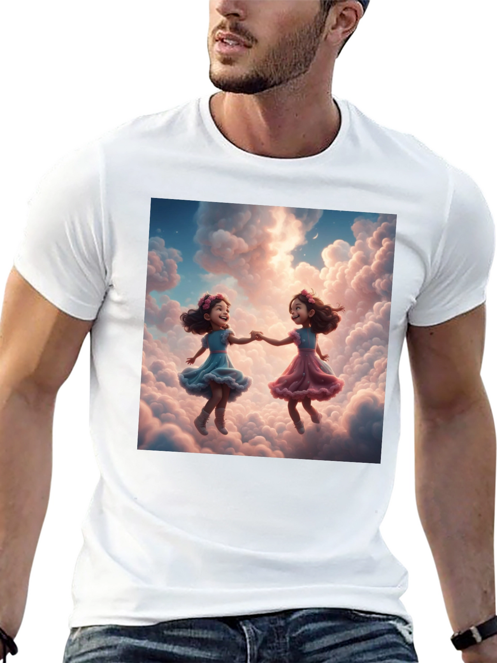 Cloud Dreamer Tee - Whimsical Girls Design