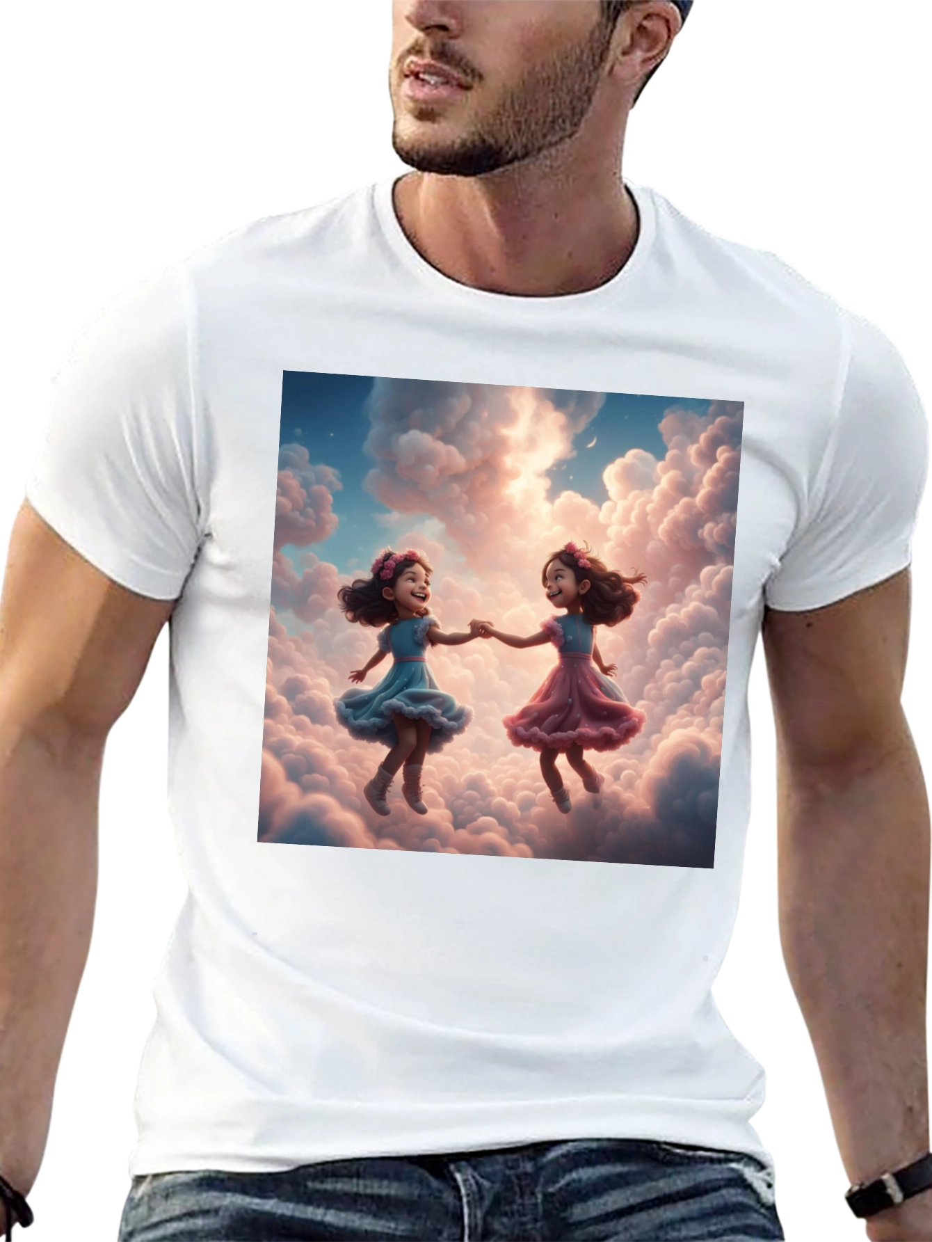 Cloud Dreamer Tee - Whimsical Girls Design