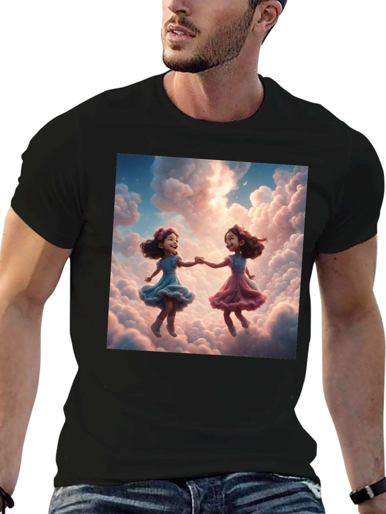 Cloud Dreamer Tee - Whimsical Girls Design