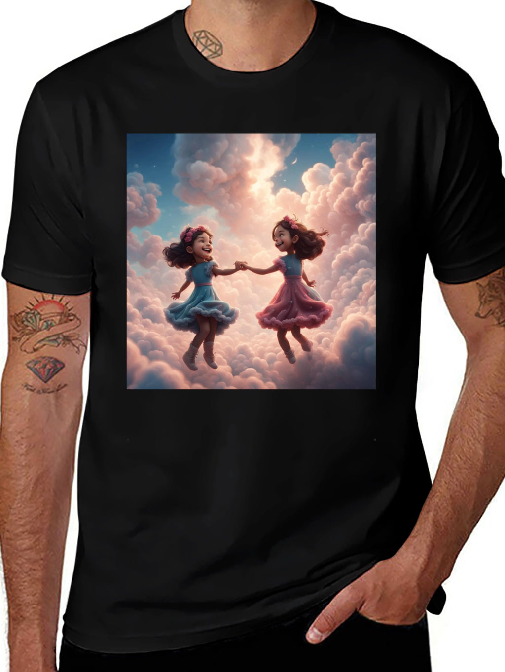 Cloud Dreamer Tee - Whimsical Girls Design