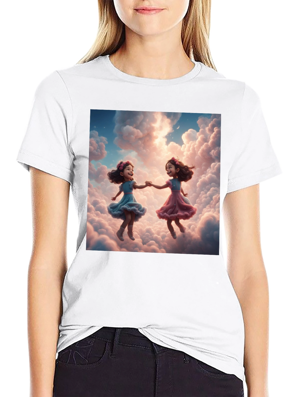 Cloud Dreamer Tee - Whimsical Girls Design