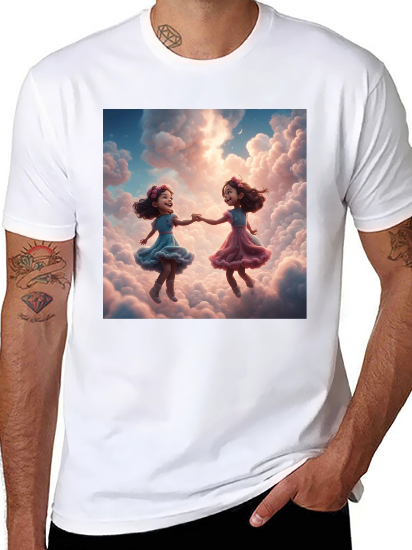 Cloud Dreamer Tee - Whimsical Girls Design