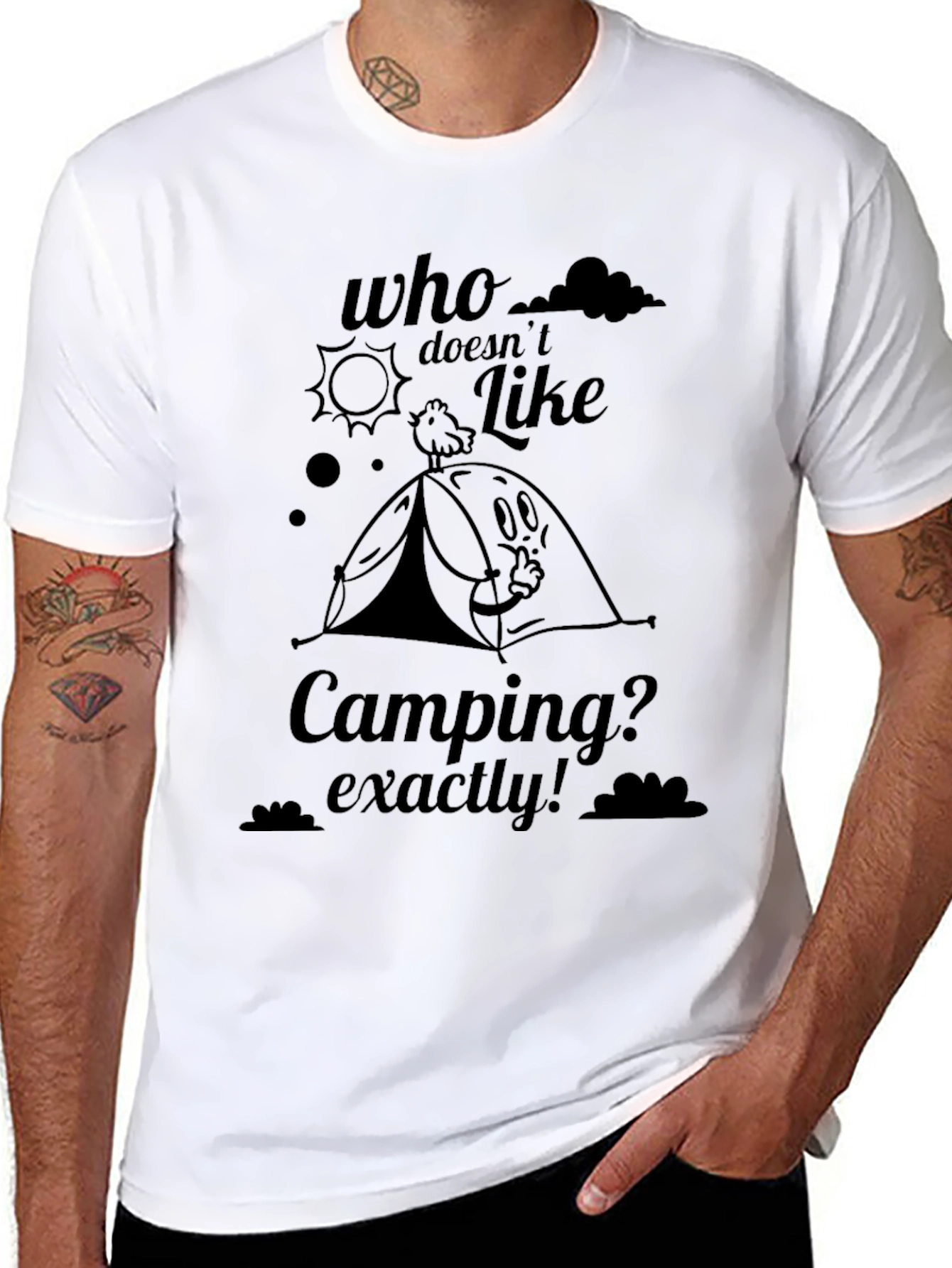 Camping Graphic Tee - Who Doesnt Like Camping?