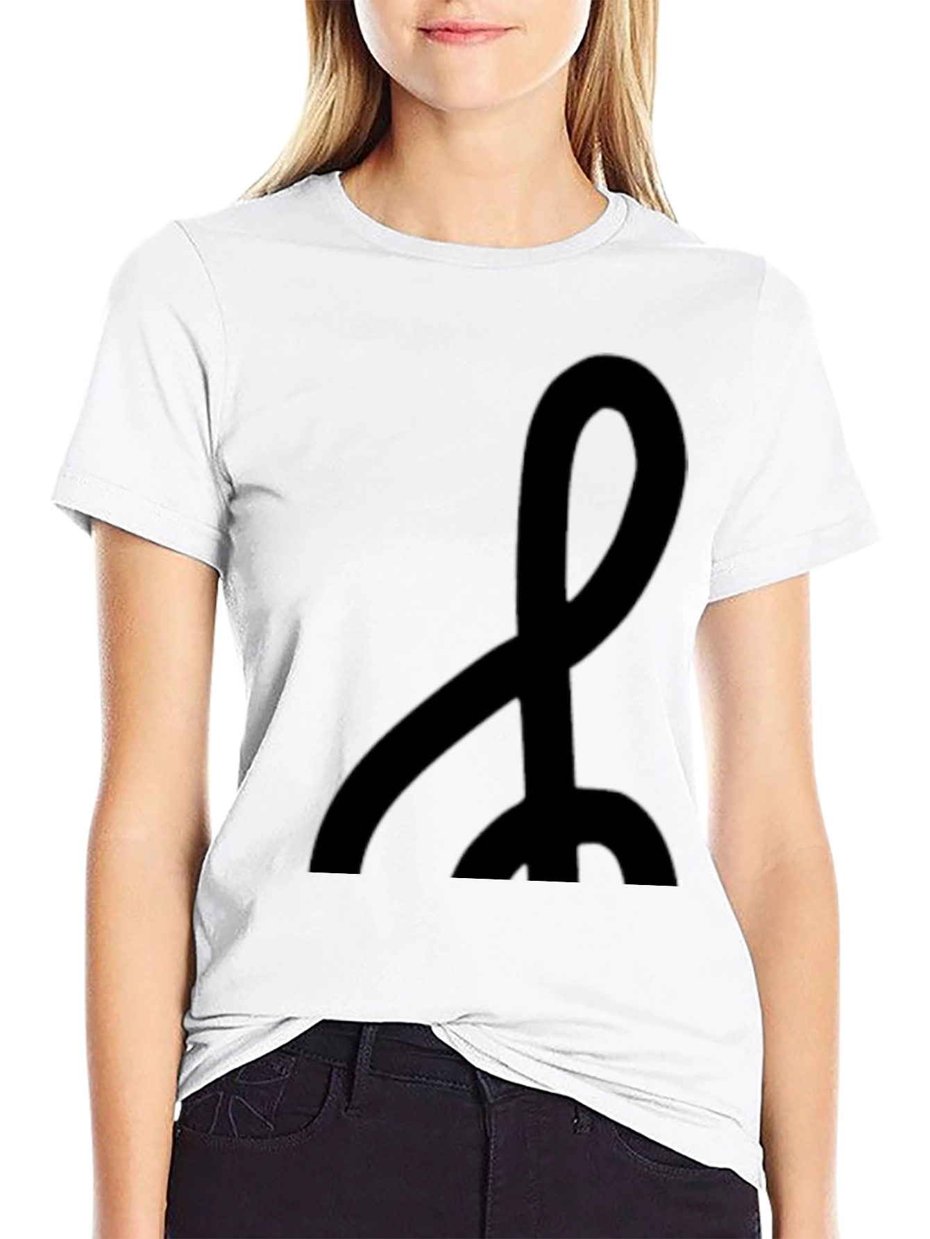 Minimalist Eritrean T-Shirt - Black Crew Neck Cotton Tee