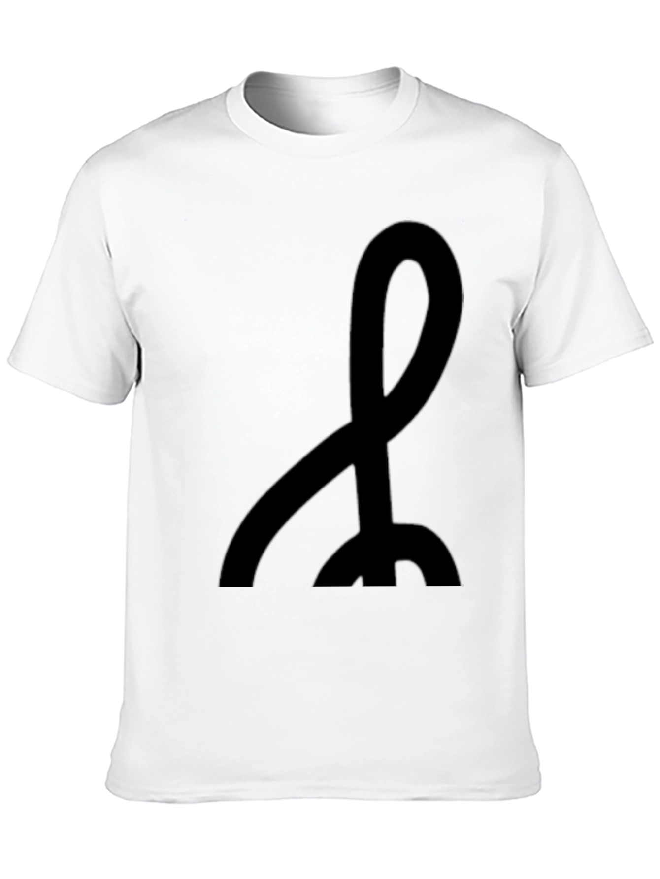 Minimalist Eritrean T-Shirt - Black Crew Neck Cotton Tee