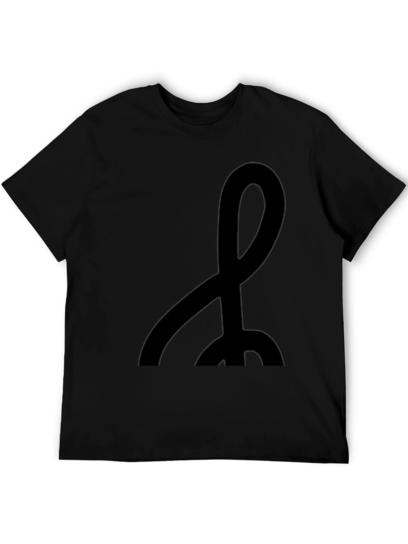 Minimalist Eritrean T-Shirt - Black Crew Neck Cotton Tee