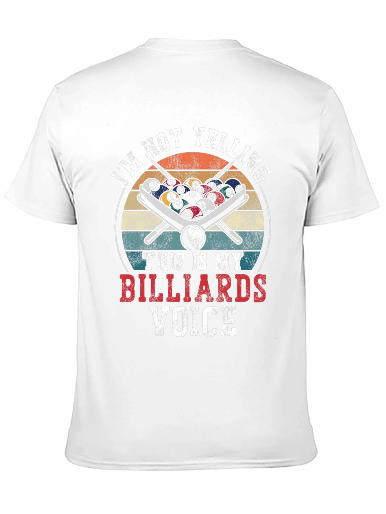 Billiards Voice T-Shirt - Funny Pool Player Apparel