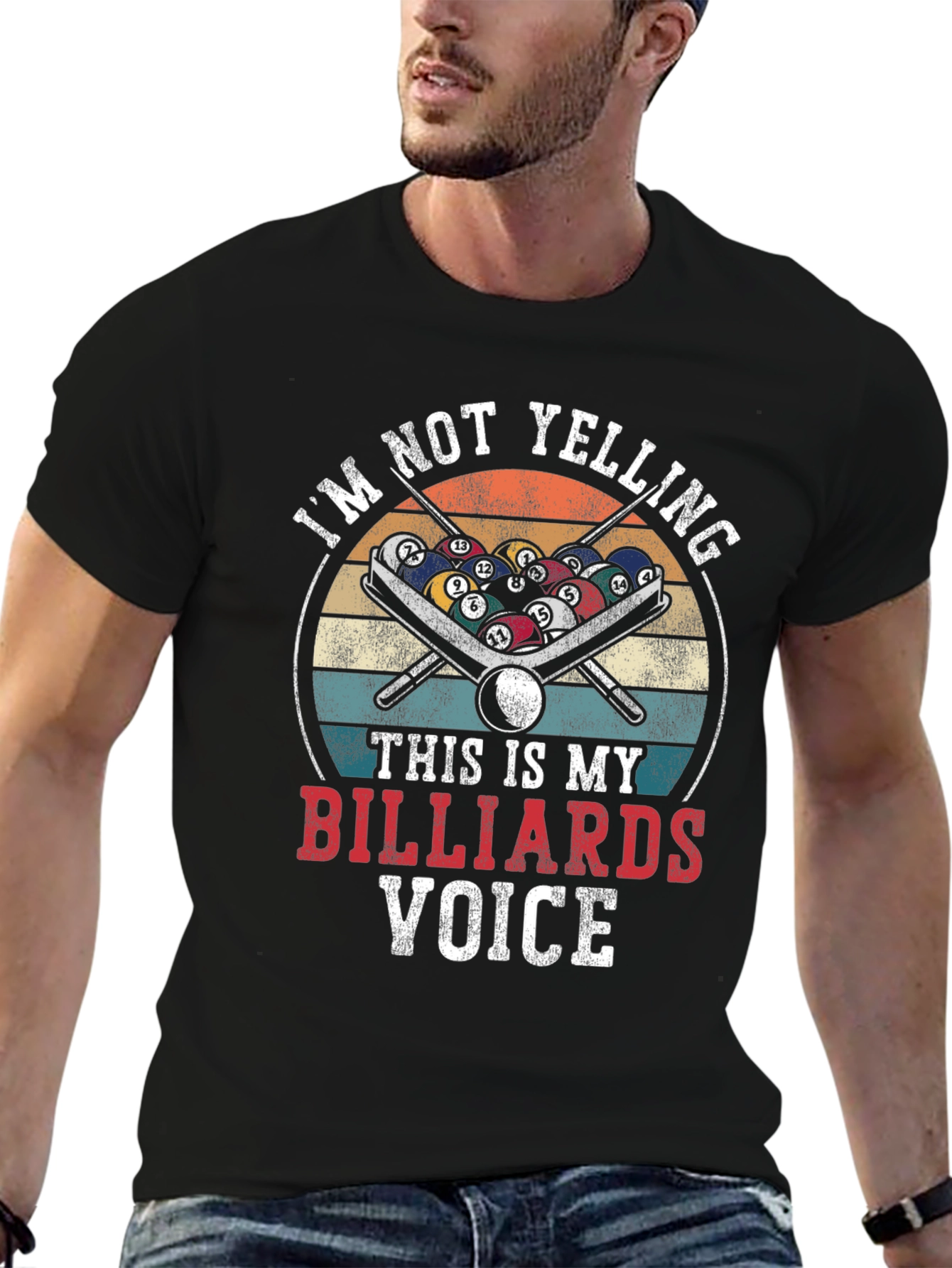 Billiards Voice T-Shirt - Funny Pool Player Apparel