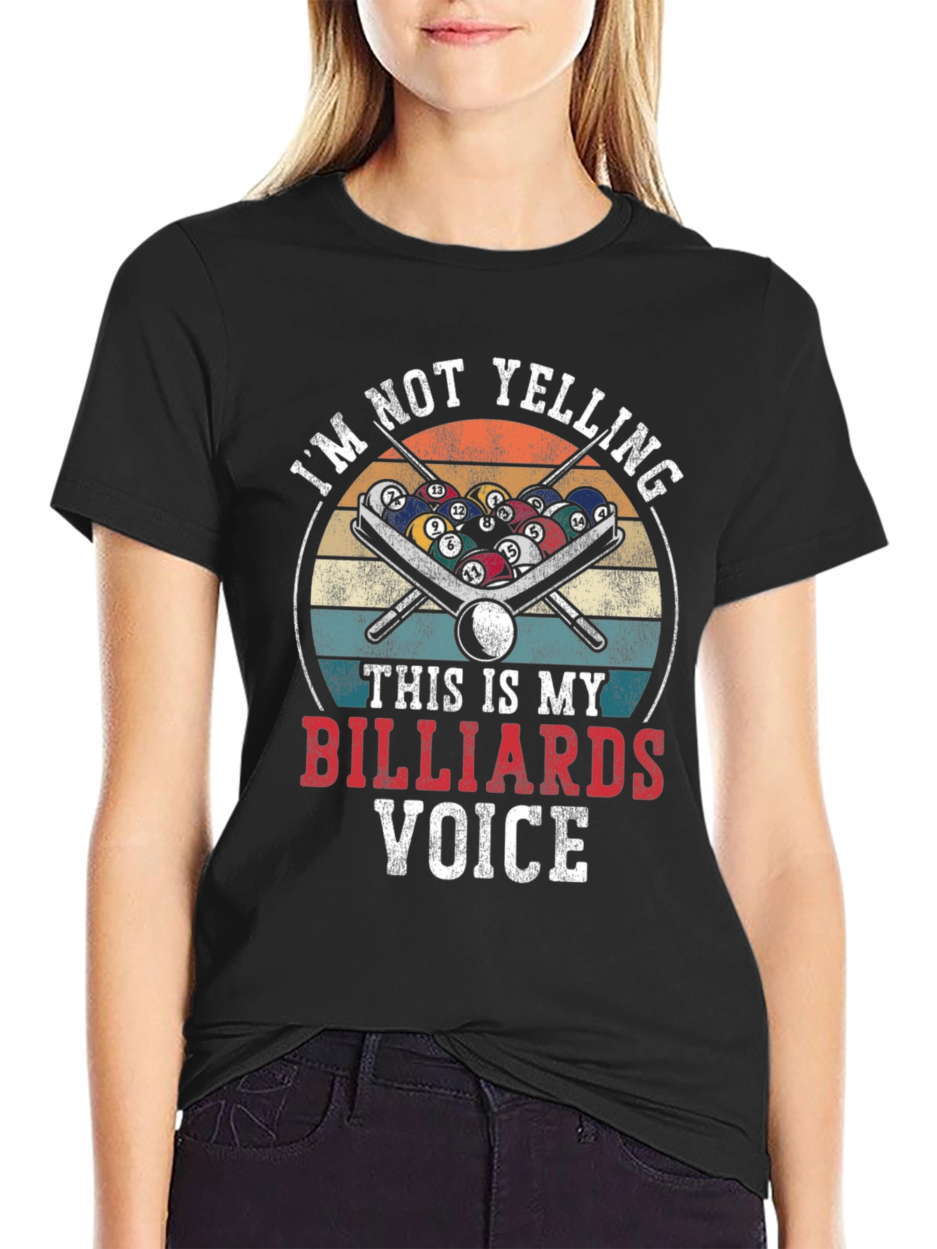 Billiards Voice T-Shirt - Funny Pool Player Apparel