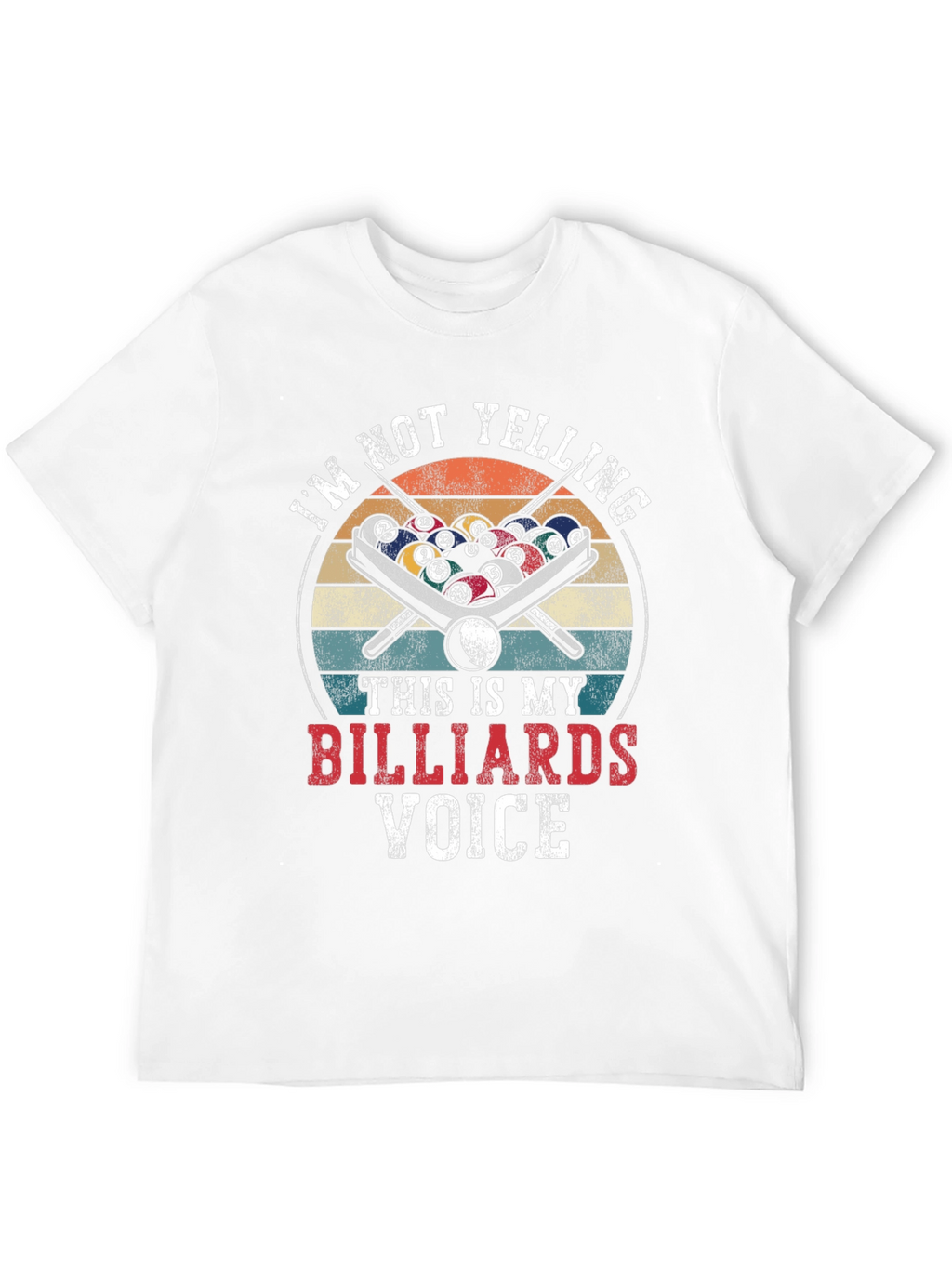 Billiards Voice T-Shirt - Funny Pool Player Apparel