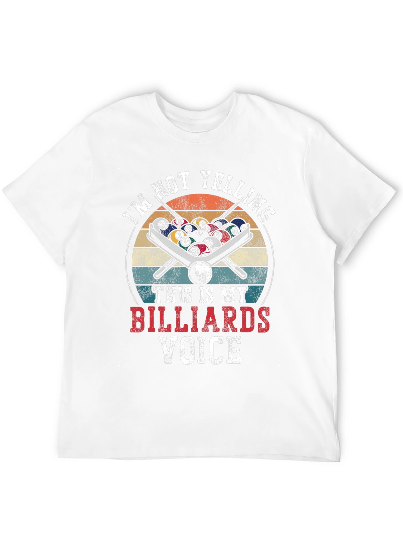 Billiards Voice T-Shirt - Funny Pool Player Apparel