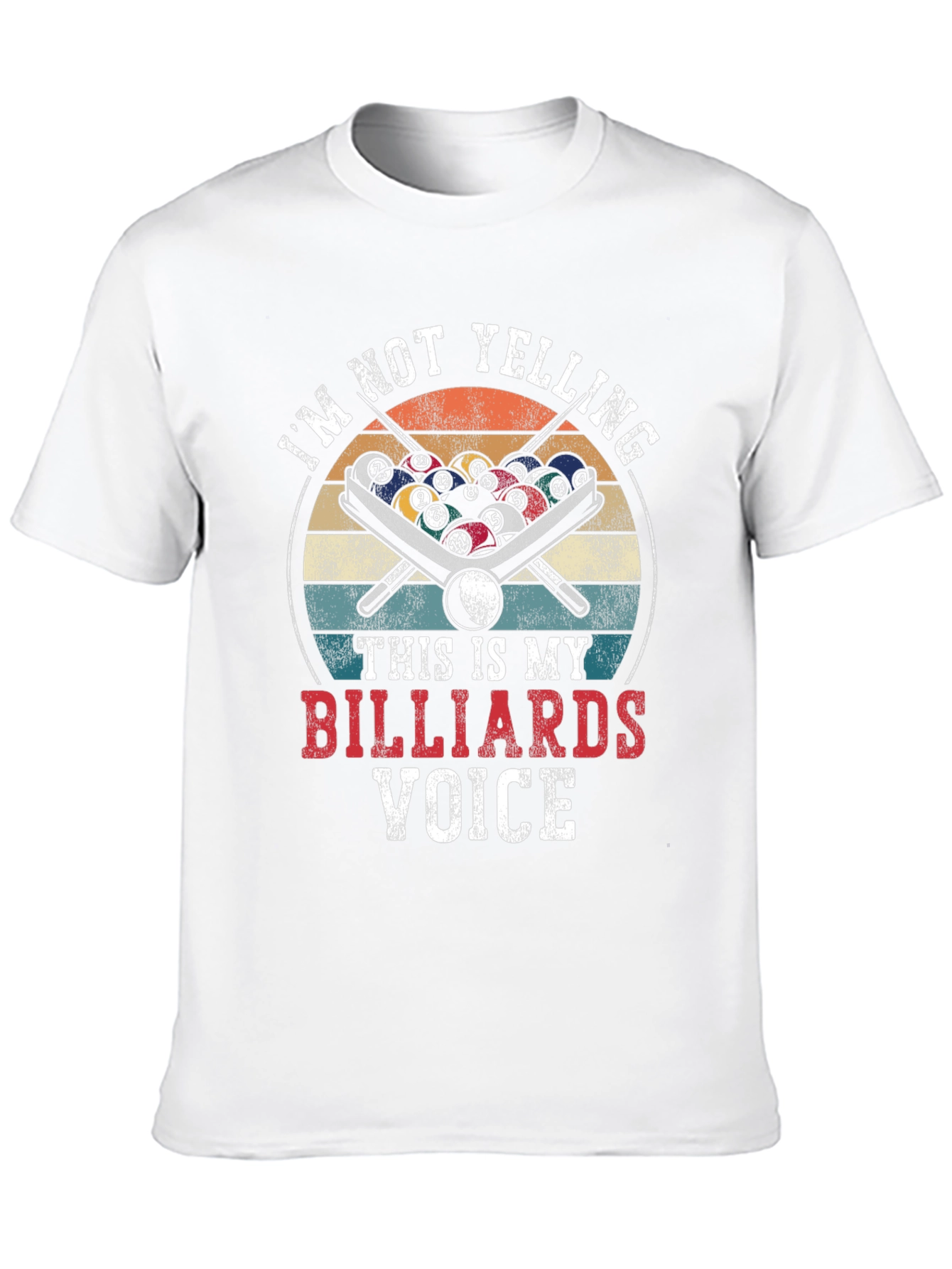 Billiards Voice T-Shirt - Funny Pool Player Apparel