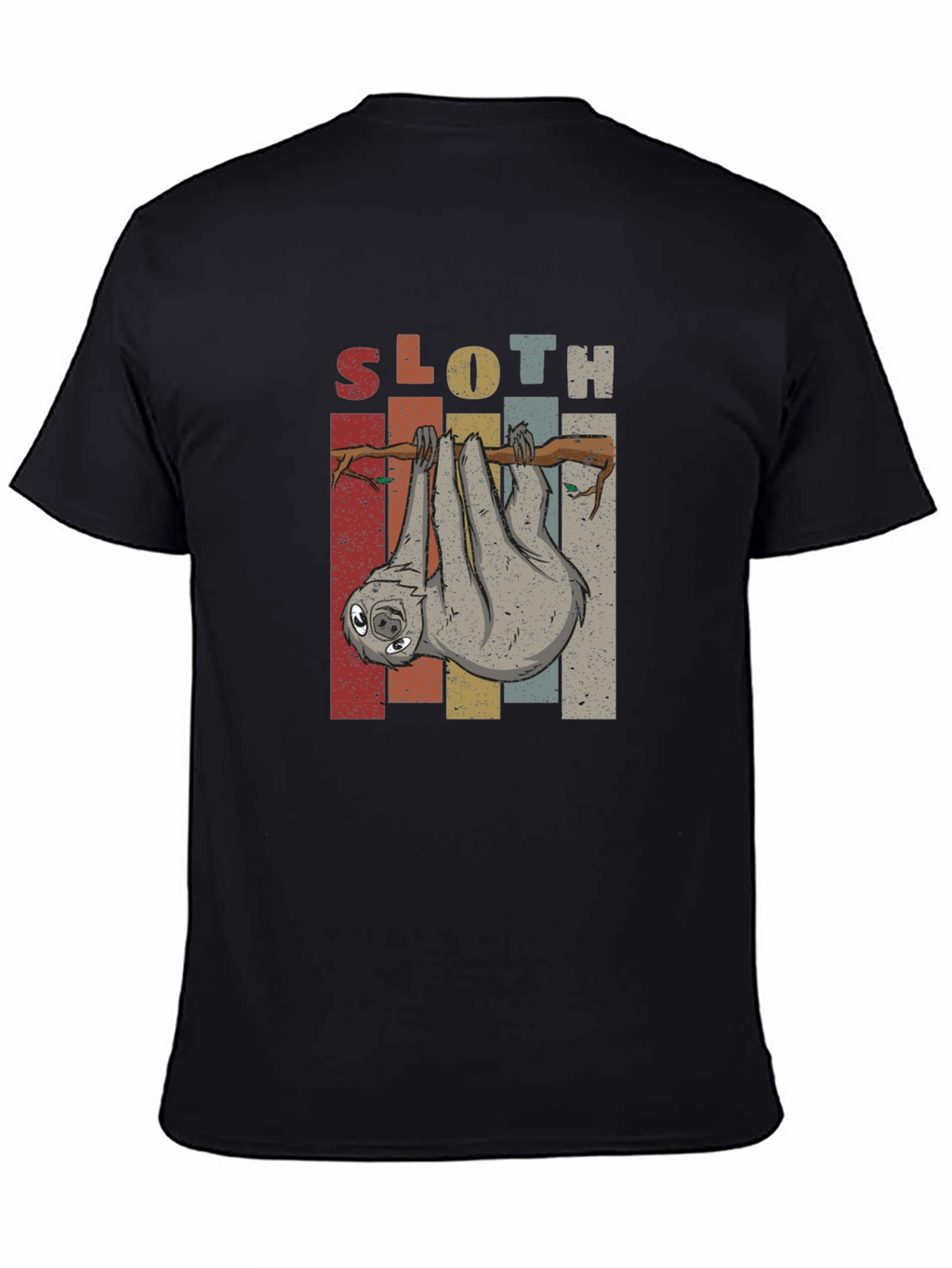 Sloth Graphic Tee - Retro Animal Lover Shirt