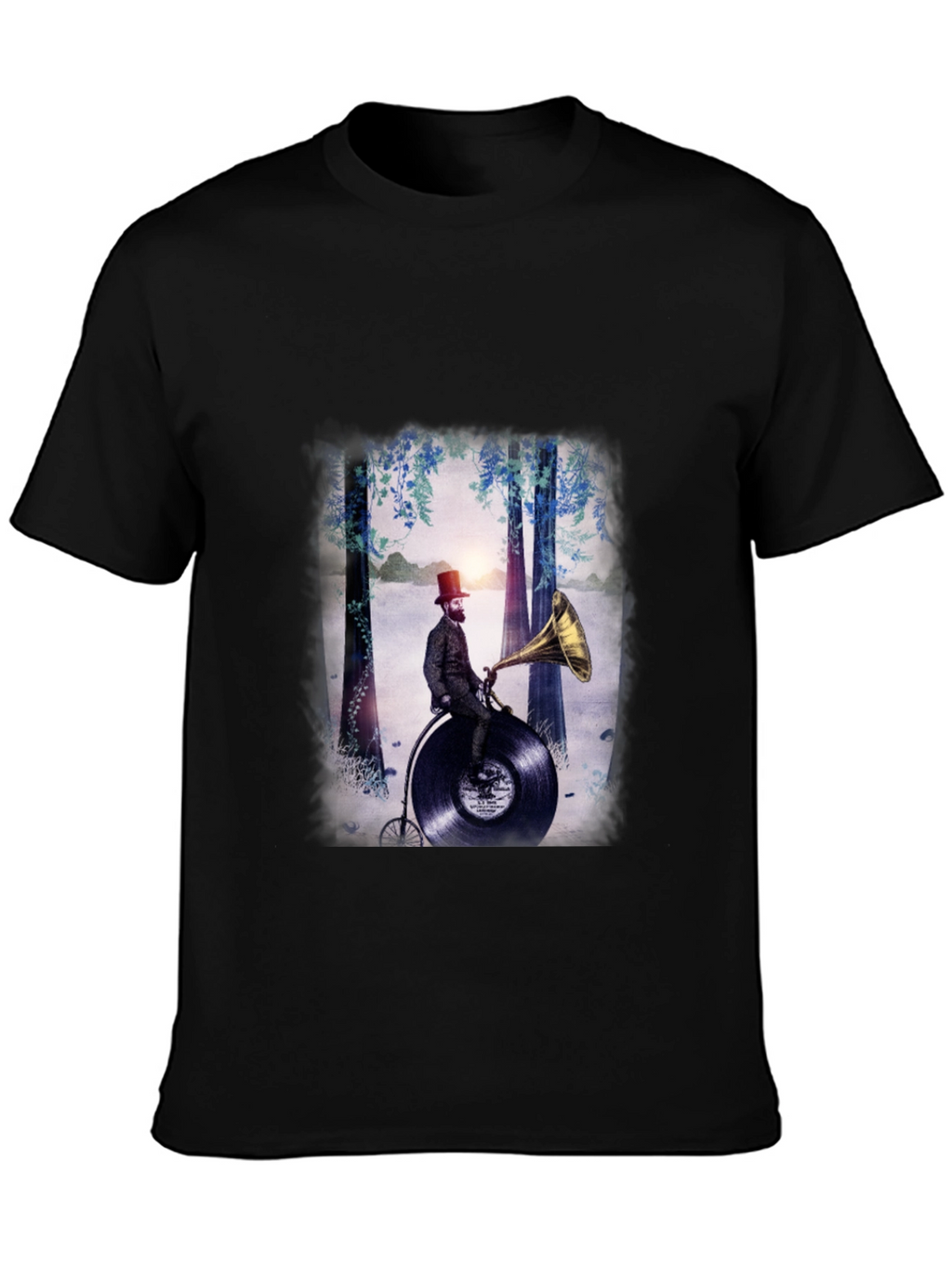 Vinyl Bike Rider Graphic Tee