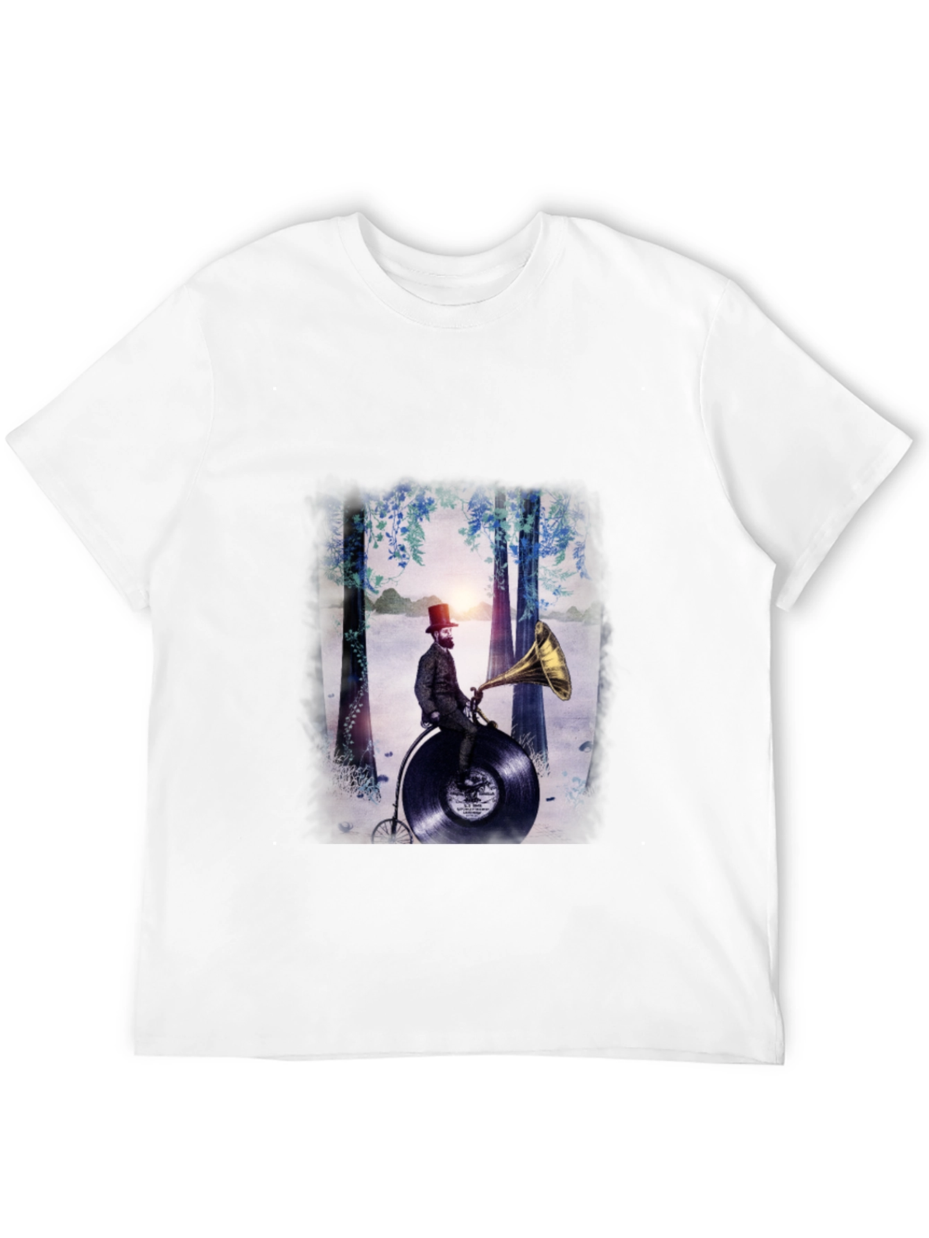 Vinyl Bike Rider Graphic Tee