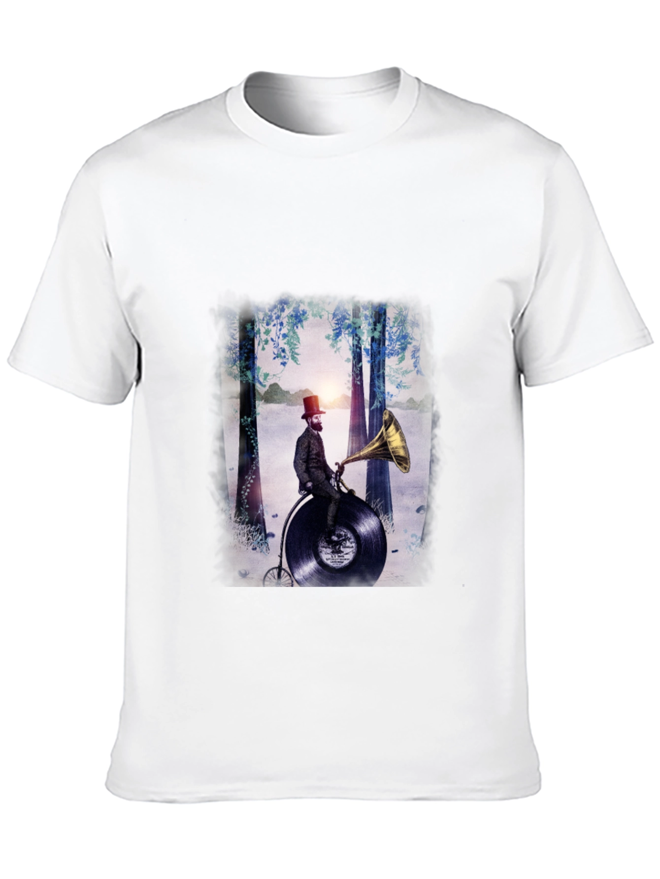 Vinyl Bike Rider Graphic Tee