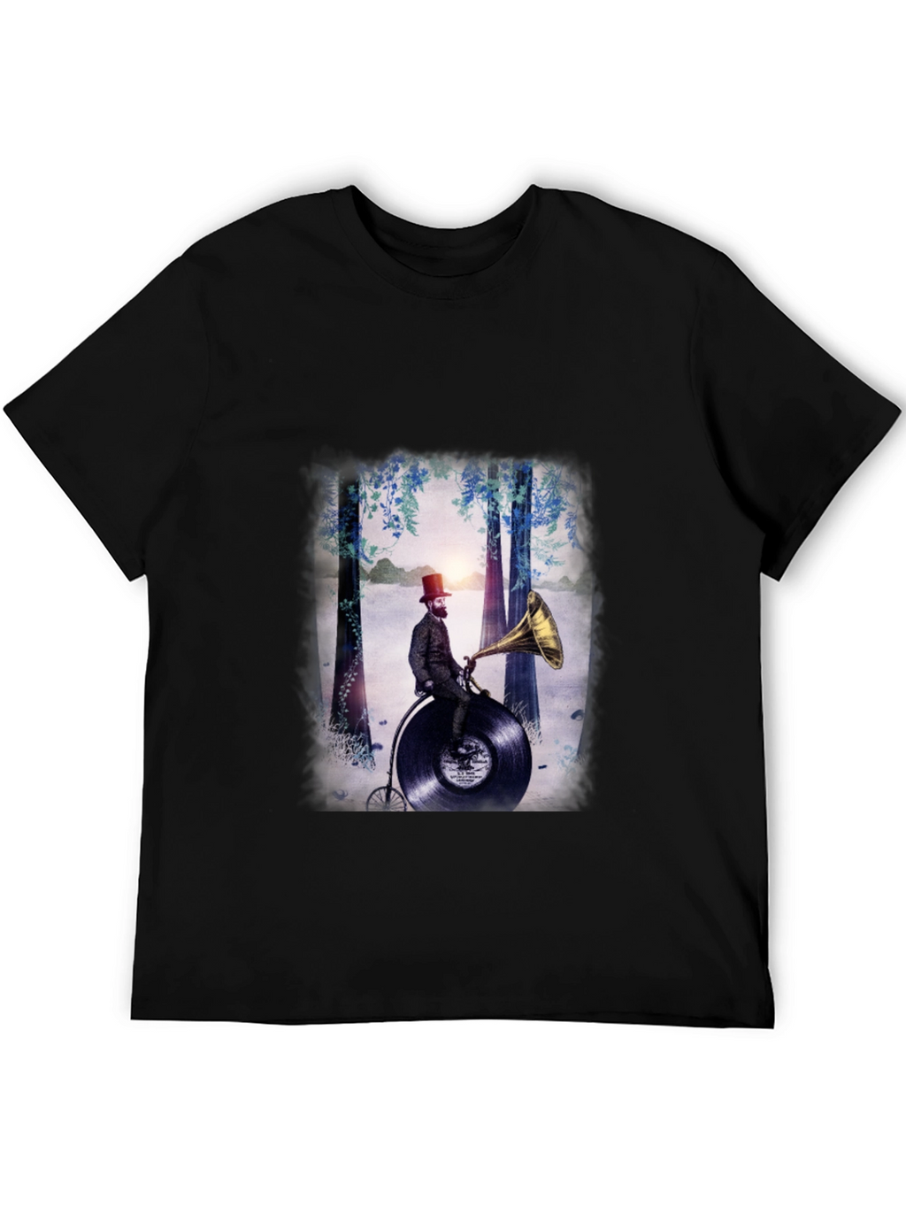 Vinyl Bike Rider Graphic Tee