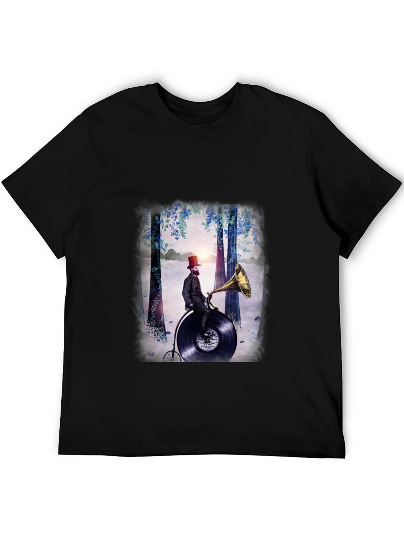 Vinyl Bike Rider Graphic Tee