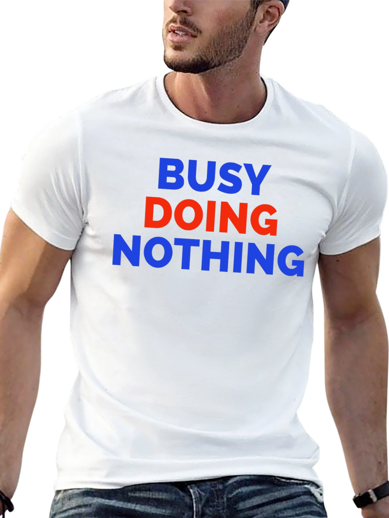 Busy Doing Nothing Graphic Tee - Comfort Fit