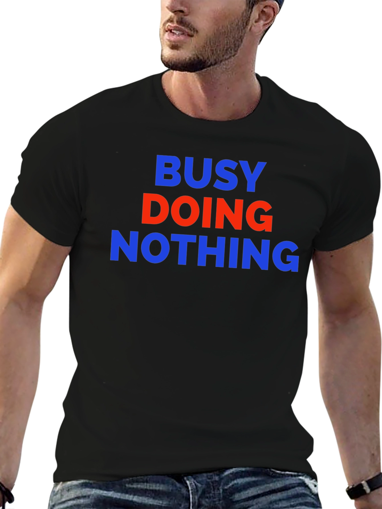 Busy Doing Nothing Graphic Tee - Comfort Fit