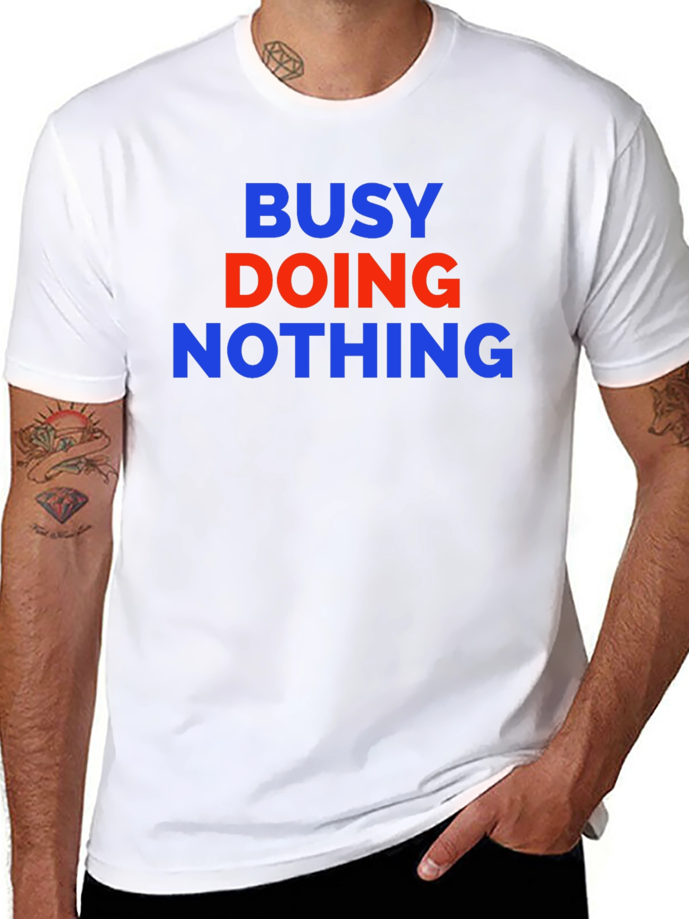 Busy Doing Nothing Graphic Tee - Comfort Fit