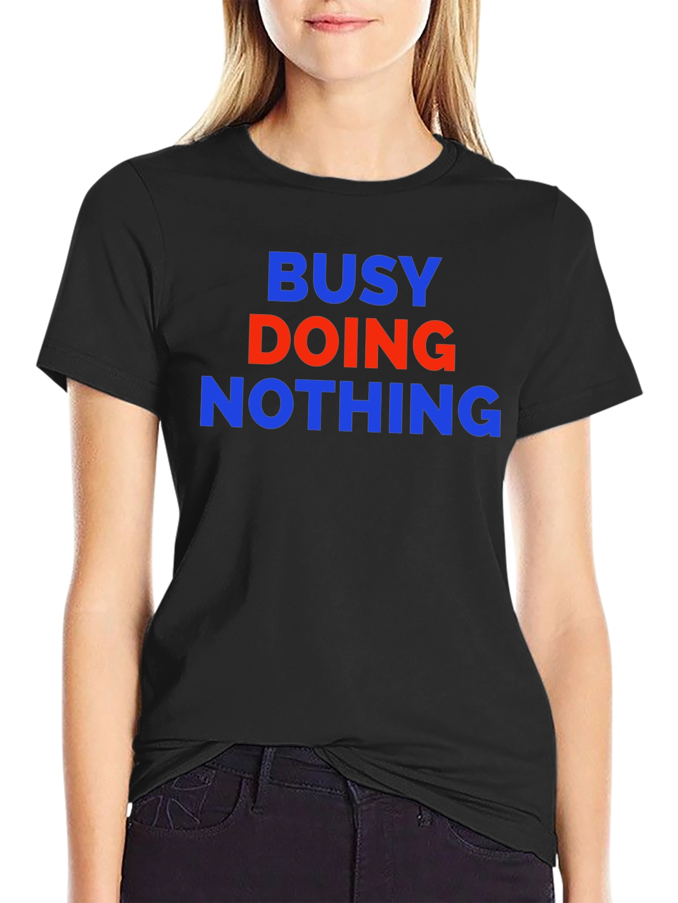 Busy Doing Nothing Graphic Tee - Comfort Fit