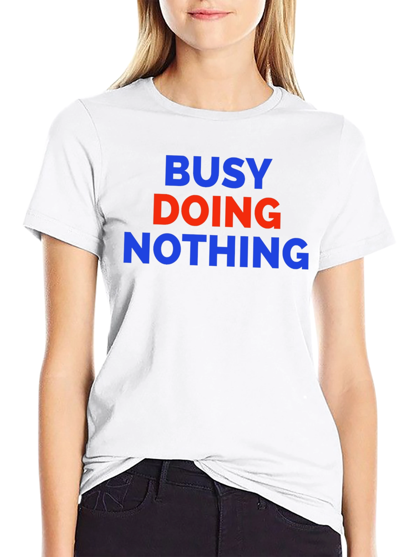 Busy Doing Nothing Graphic Tee - Comfort Fit
