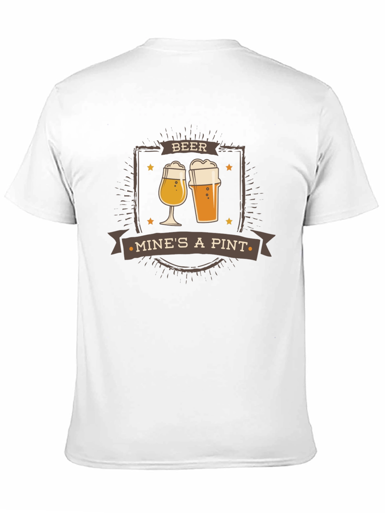 Beer Mines A Pint Graphic Tee - Cool Drinking T-Shirt