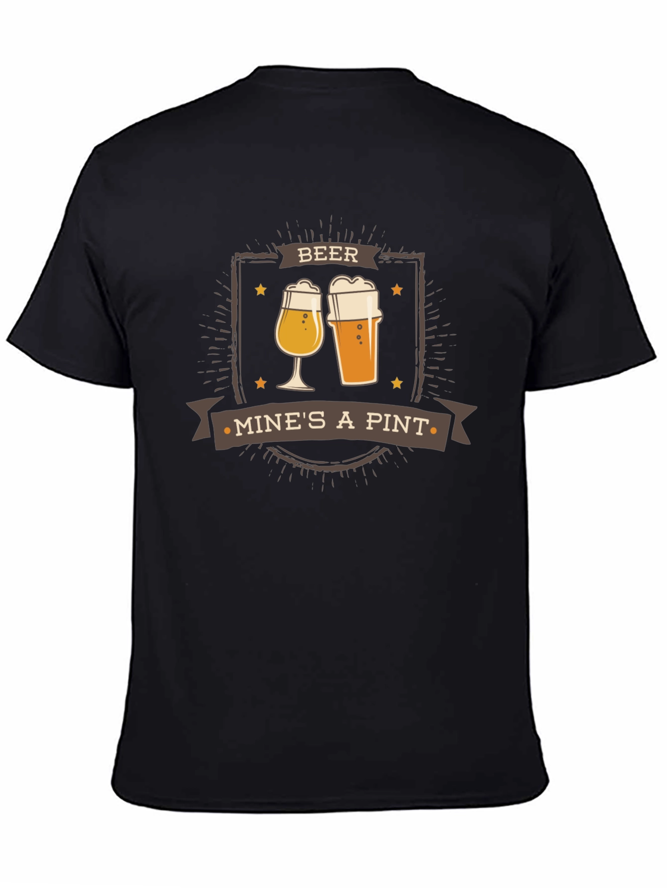 Beer Mines A Pint Graphic Tee - Cool Drinking T-Shirt