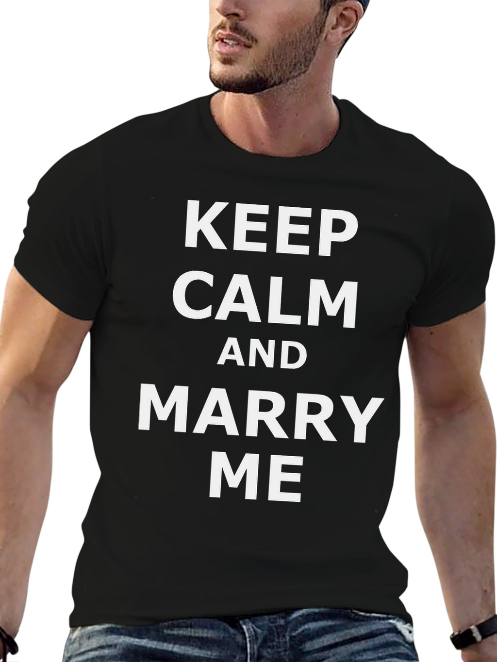 Keep Calm and Marry Me T-Shirt