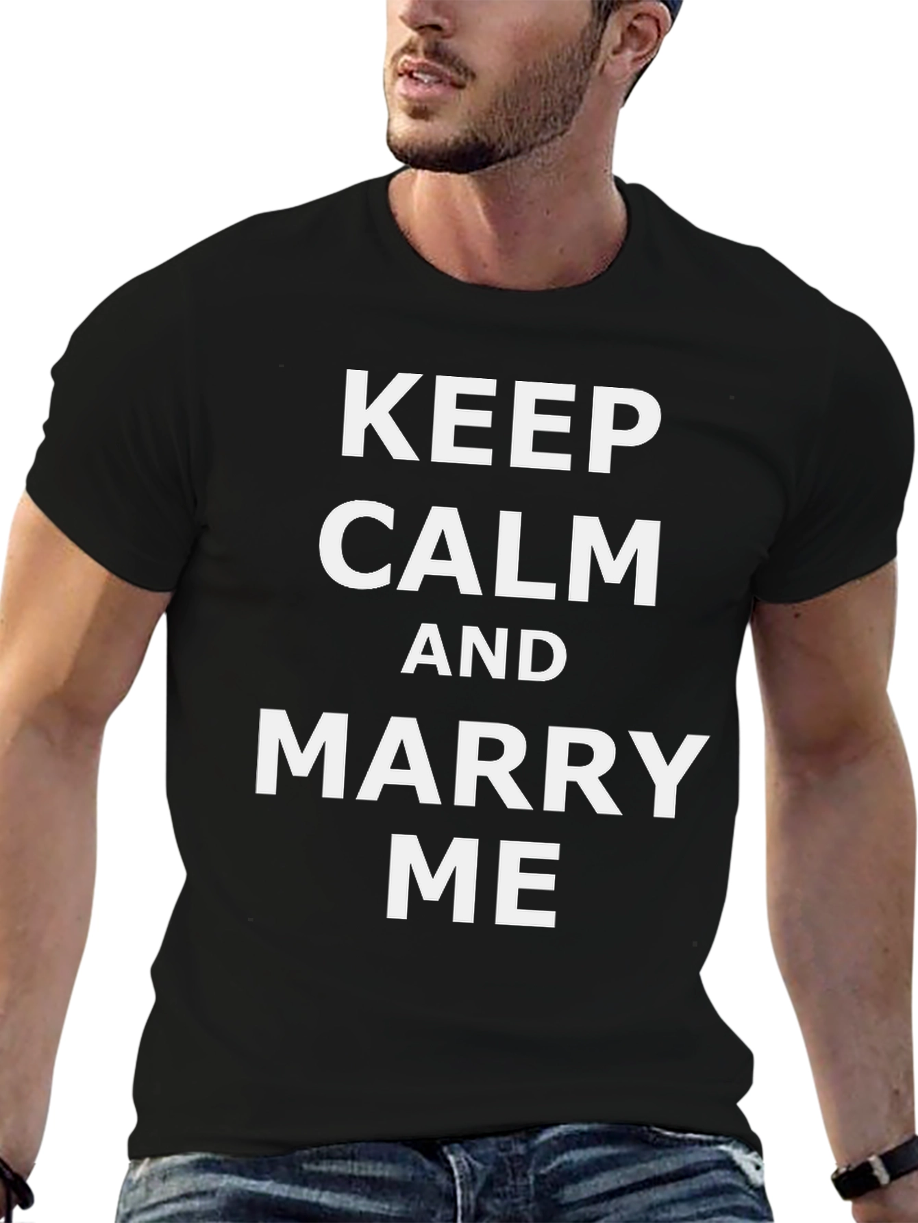 Keep Calm and Marry Me T-Shirt