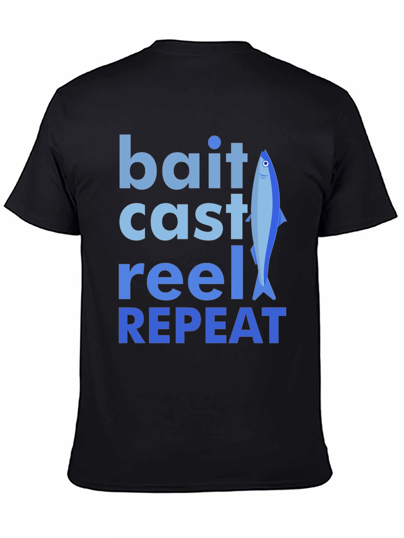 Bait Cast Reel Repeat Fishing T-Shirt