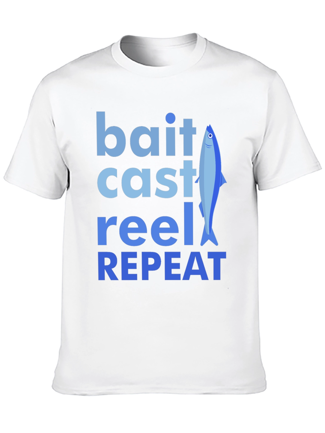 Bait Cast Reel Repeat Fishing T-Shirt