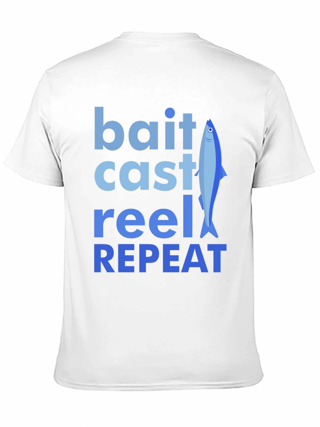 Bait Cast Reel Repeat Fishing T-Shirt