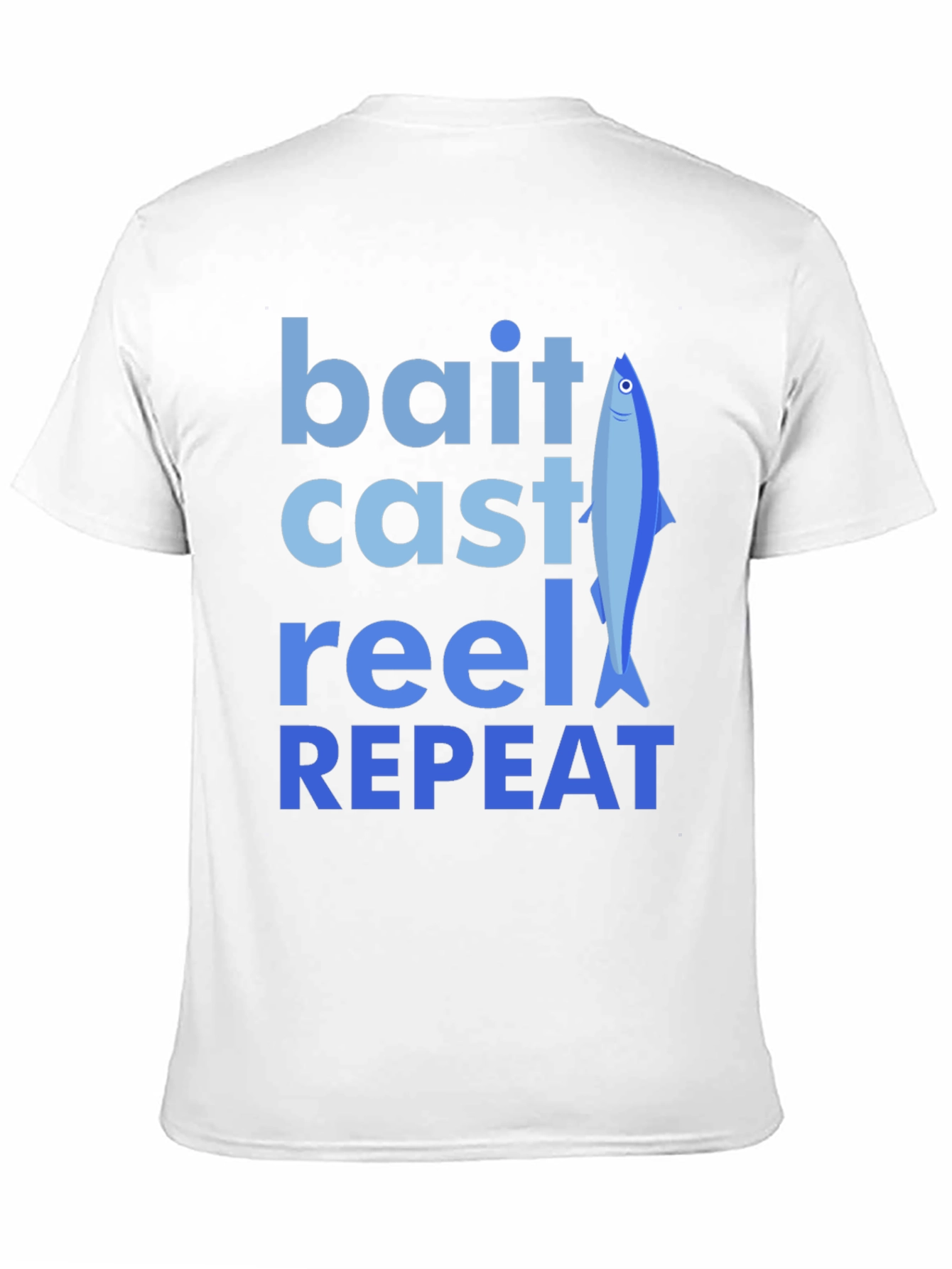Bait Cast Reel Repeat Fishing T-Shirt