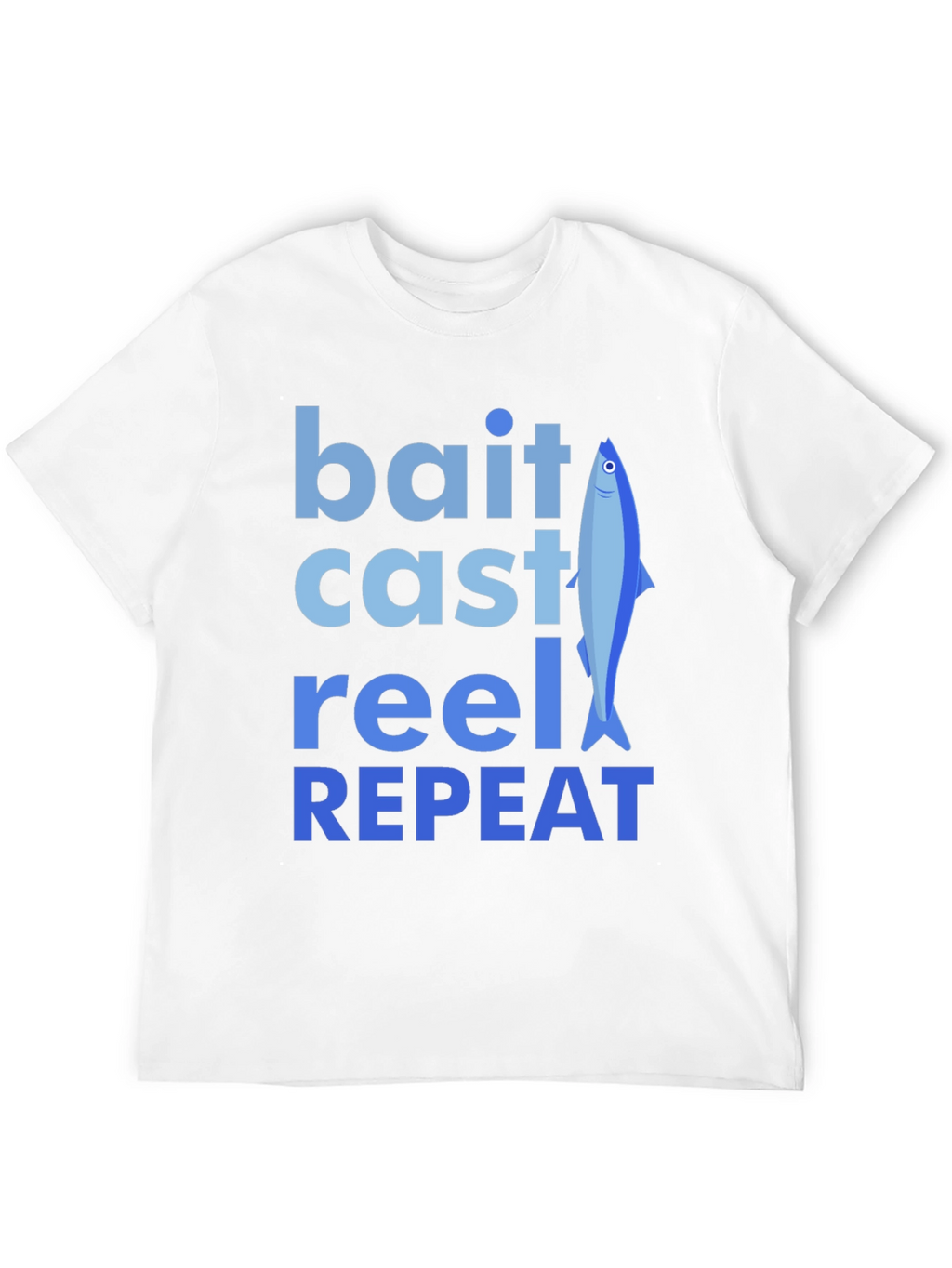 Bait Cast Reel Repeat Fishing T-Shirt